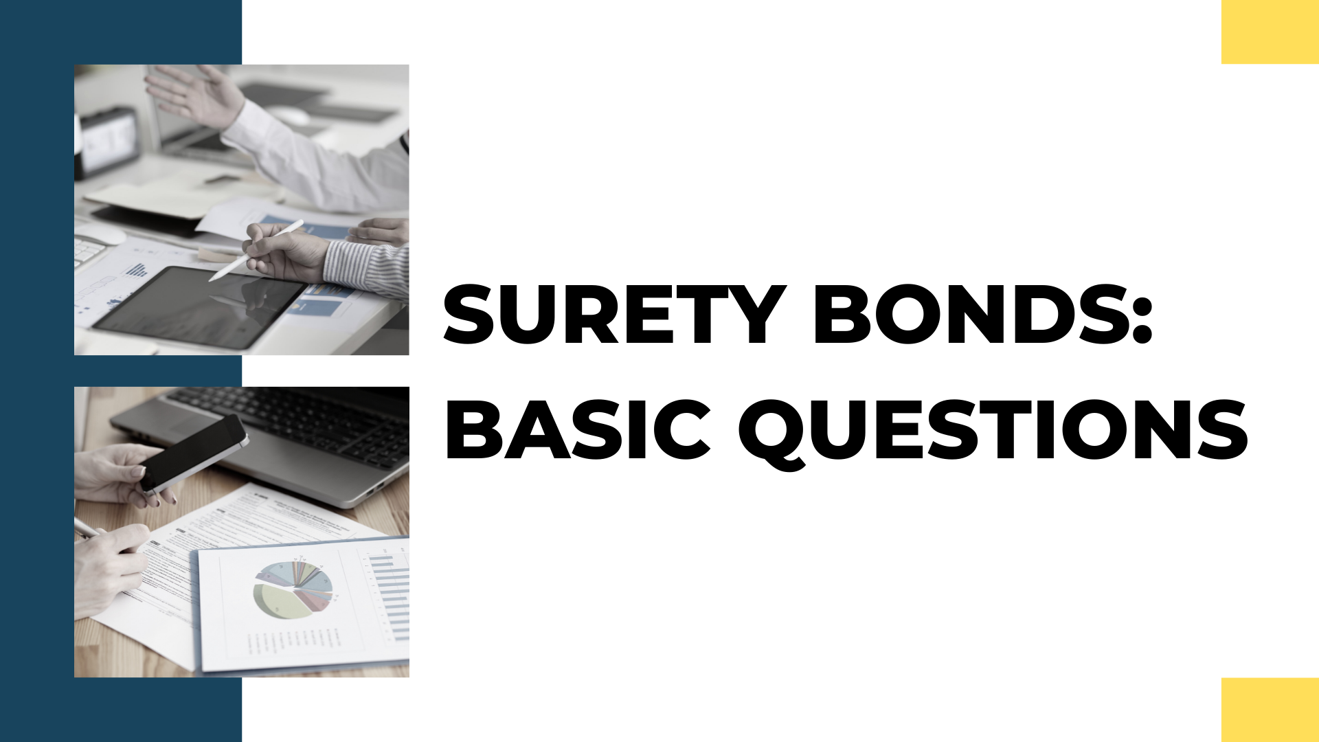 surety bond - What is a surety bond - man working